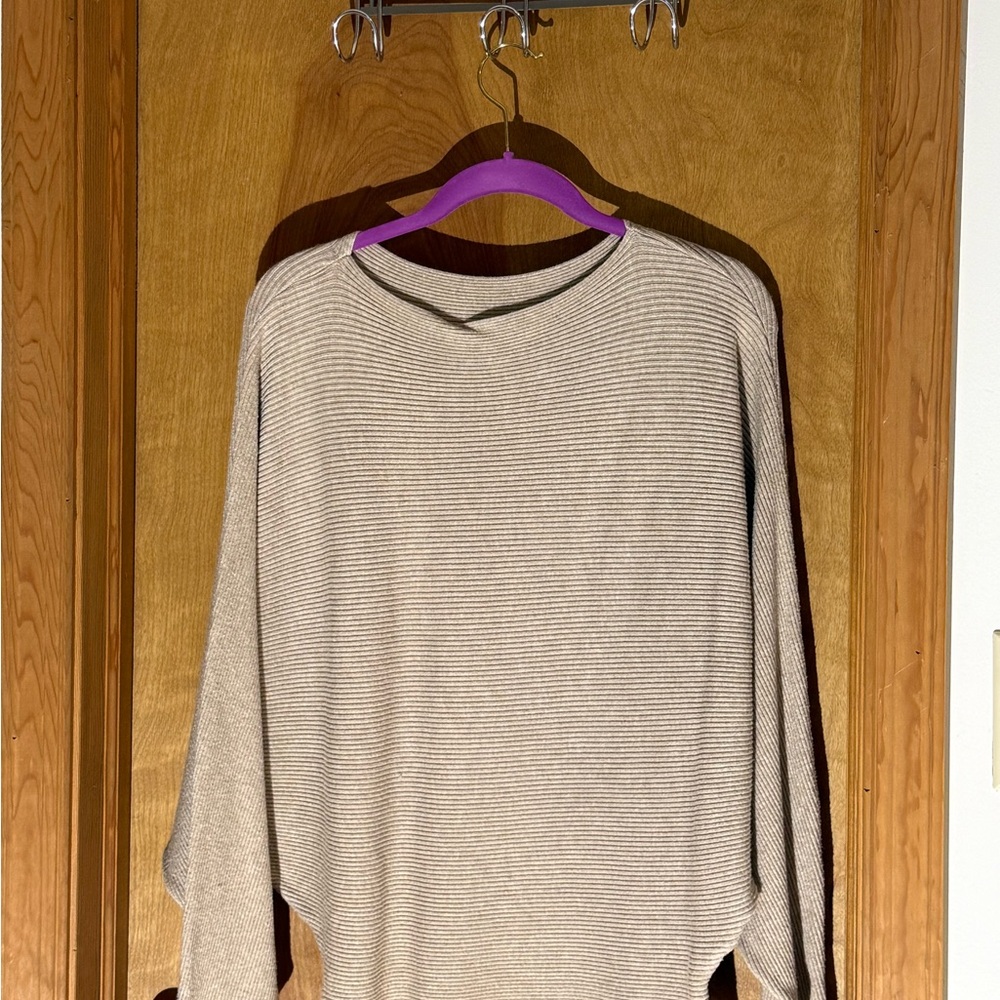 Elegant Beige Women's Sweater
